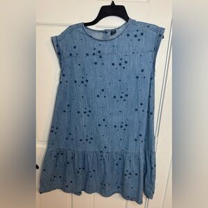 GAP Denim Star Print Kids Dress